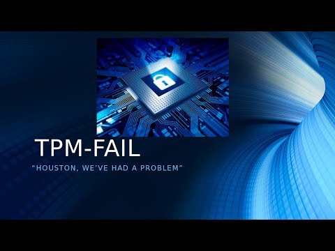 TPM-FAIL - Houston, We've had a problem