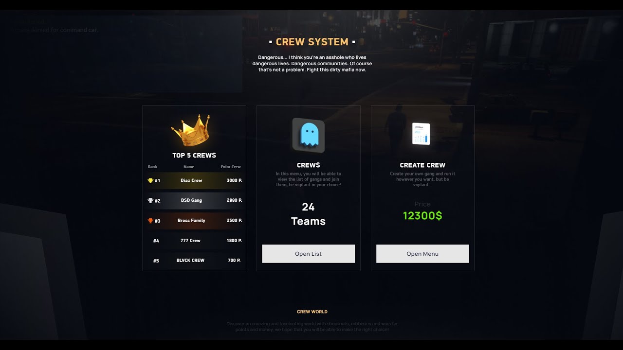 [DISCOUNT][ESX/QB] Crew & Family System thumbnail 10