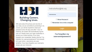 HBI CTEtechWorks® (LMS) Login