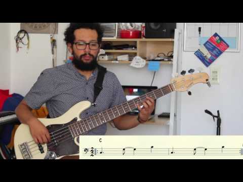 "Tumbao" examples for bass - Marcha #1