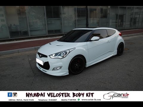 Hyundai VELOSTER Body Kit (Front Lip, Side Skirts, and Rear Splitters )