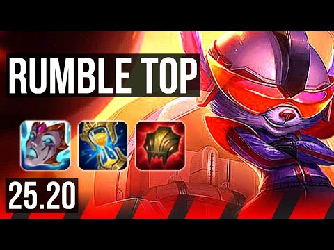 RUMBLE vs URGOT (TOP) | 12/3/8 | KR Grandmaster | 25.20