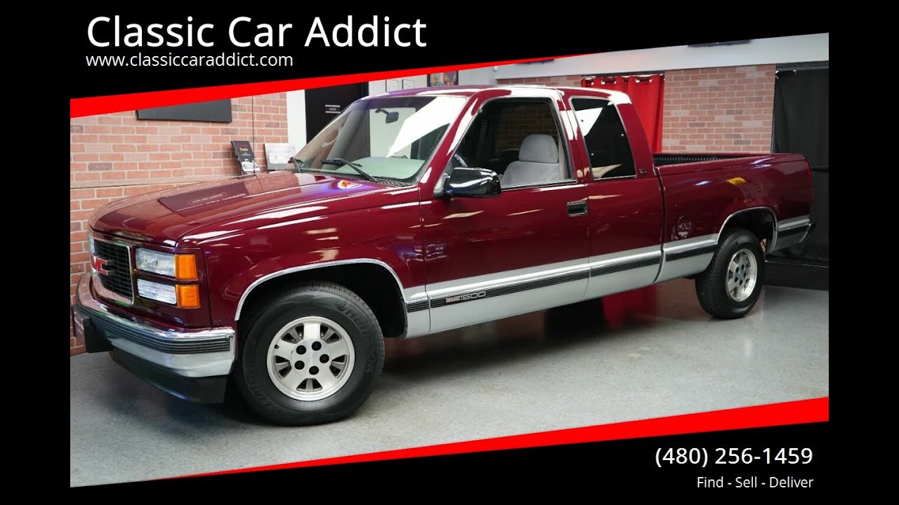 Test Drive 1995 GMC Sierra Shortbed SOLD Classic Car Addict
