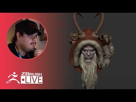 3D Model Krampus in ZBrush #withme ! Enter the ZBHO Dojo - Spicer McLeroy - Part 2