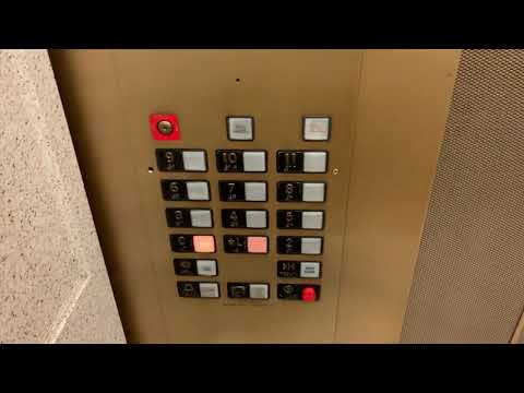 BEAUTIFUL! OTIS Autotronic traction elevators bank #2 @ Fisher Building in Detroit, MI