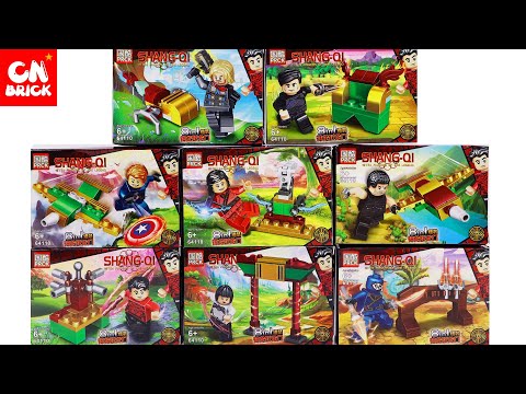Набор минифигурок PRCK 8 героев Шан-Чи с постройками 41010 (Шан-Чи и легенда десяти колец) / 8 шт.