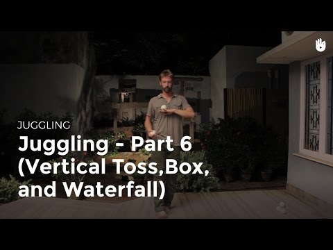 Learn to juggle balls: Part 6-6 - Vertical toss, box, and waterfall