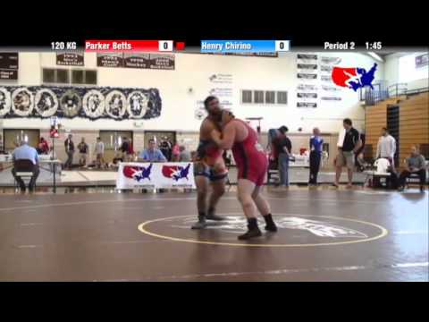 2012 Univ. WTT: 120 KG - Parker Betts (Minnesota Storm) vs. Henry Chirino (Bear Cave)