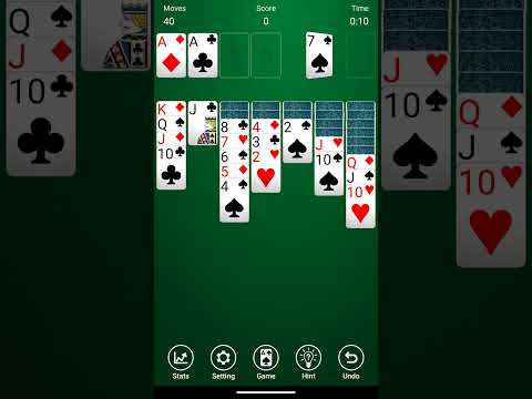 Classic Solitaire Card Game Video