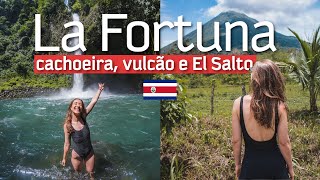 LA FORTUNA tem a cachoeira MAIS FAMOSA da Costa Rica e um vulcão em atividade 🌋