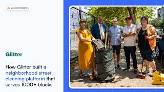 How Glitter Built a Citywide Cleaning Platform for 1,000+ Blocks with Softr