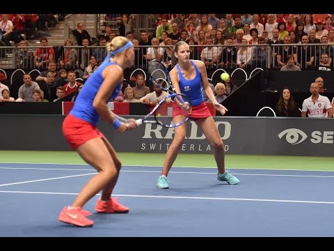 Highlights: Golubic/Hingis (SUI) v Hradecka/Pliskova (CZE)