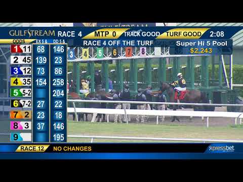 Gulfstream Park Carrera 4 - 5 de Mayo 2018