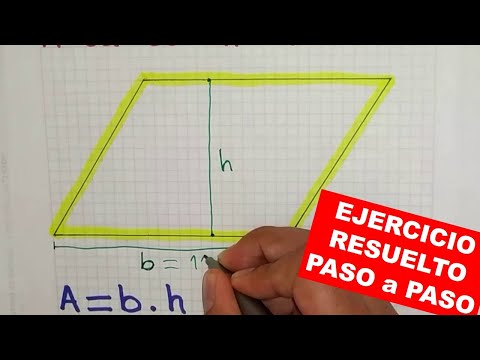 How to calculate the area of a rhomboid
