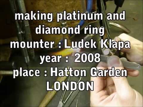 making platinum and diamonds ring