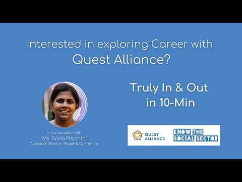 QUEST Alliance: Explore Career In Social Sector