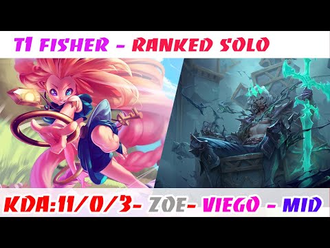 T1 Fisher Zoe VS Viego MIDDLE