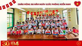 Lớp 4B   TH HẢI HƯNG   MỪNG NGÀY THỐNG NHẤT ĐẤT NƯỚC