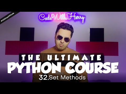 Set Methods in Python | Python Tutorial Day 32