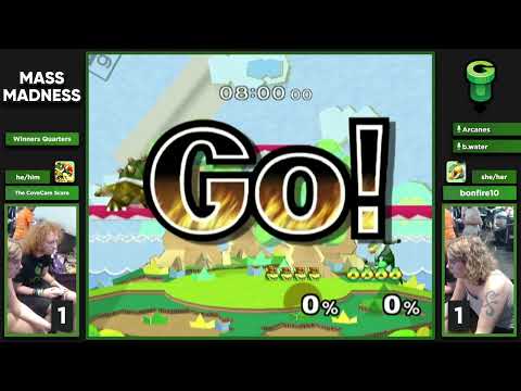 Mass Madness 52 SSBM - Heavenly Sunflower (Bowser) vs. bonfire10 (Sheik) - Melee WQF