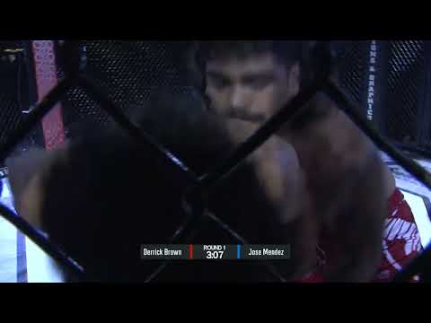 You Better Tap!!!! Jose Mendez defeated Derrick Brown via Submission in Round 1 at 3:54.