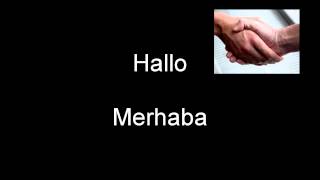 Deutsch - Türkisch lernen (Teil 1)
