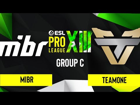 CS:GO - MIBR vs. TeamOne [Mirage] Map 1 - ESL Pro League Season 13 - Group C