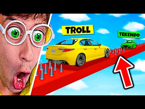 FACE TO FACE 1000% TROLL in GTA 5 😂!! (Mega Ramp Brothers)