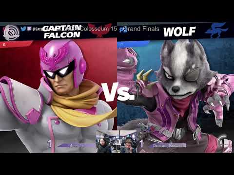 JTreezy [L] (Mario, Falcon) vs. Demise | Pandarian (Joker, Wolf) - WGA Colosseum #15 - Grand Finals