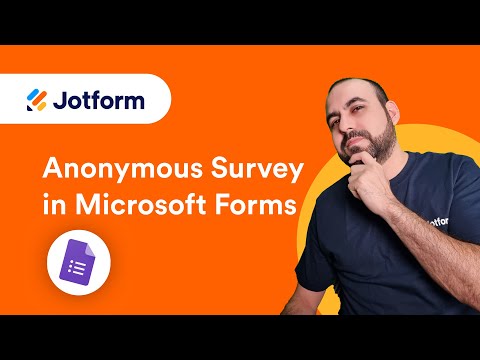How to create an anonymous survey in Microsoft Forms | Jotform Blog
