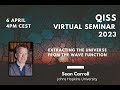 Sean Carroll: Extracting the universe from the wave function