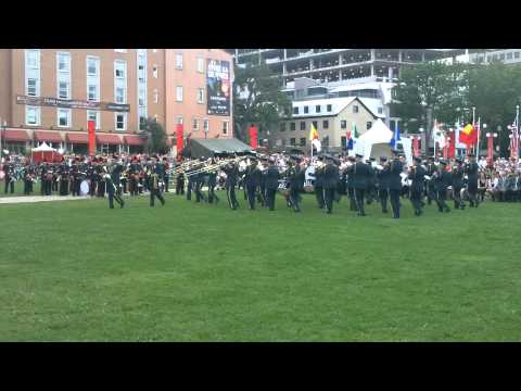 RAF Central Band, Quebec Tattoo (FIMMQ) opening ceremony