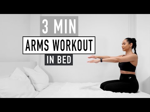 Quick 3 Minute Arm Workout at Home in Bed