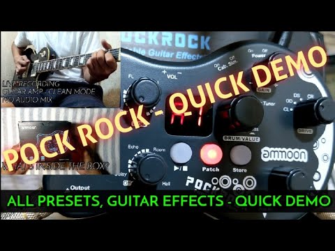 AMMOON POCKROCK | ALL PRESETS QUICK DEMO