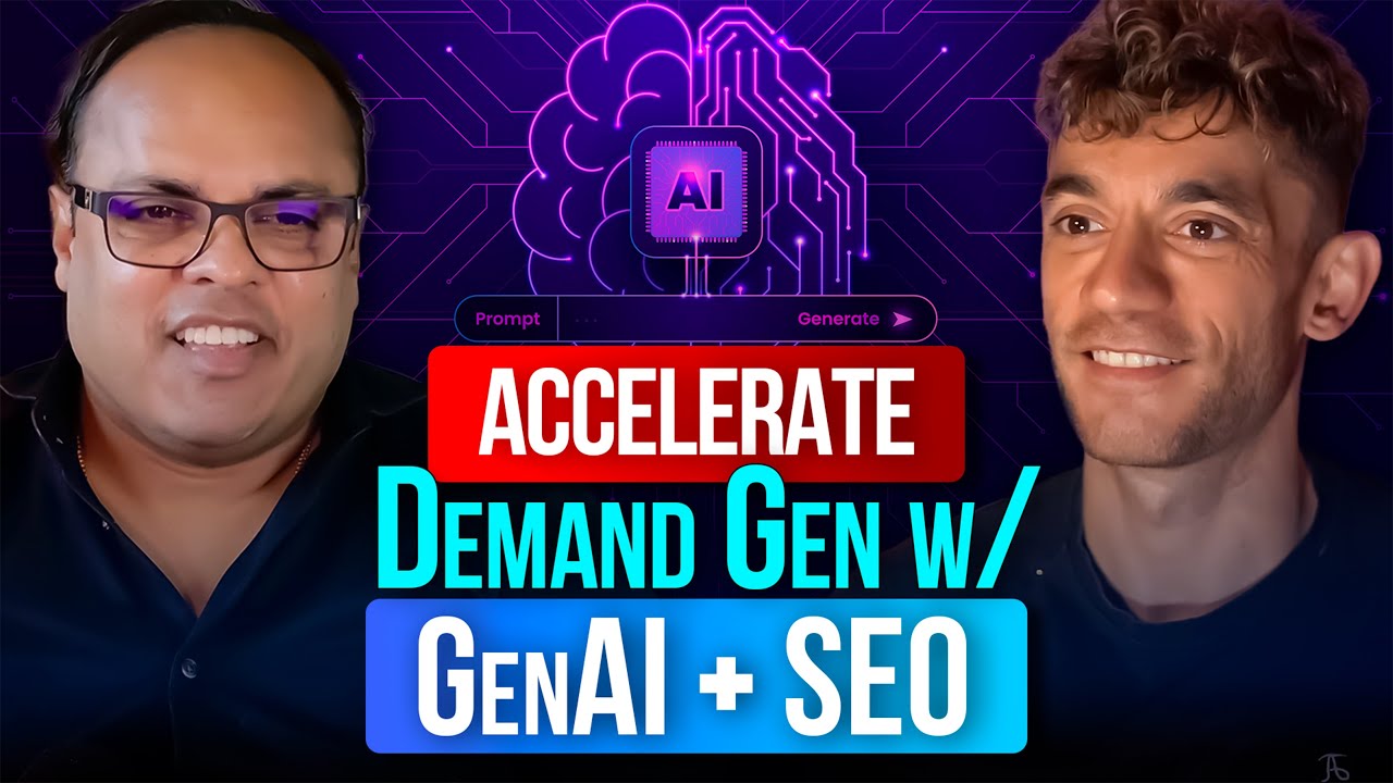 Accelerate Demand Gen with GenAI + SEO | Julian Goldie | Founder & CEO | Goldie Agency | 4K