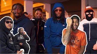 American Rappers First Reaction to French Rap | 13 Block - Zidane