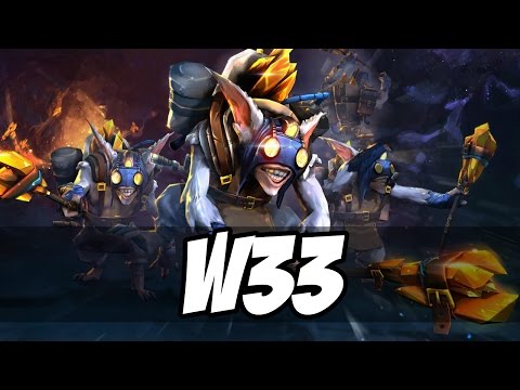 W33 Plays Meepo - Dota 2