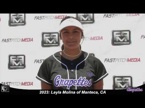 2023 Layla Molina Committed HPU Pitcher and Shortstop Softball Skills Video