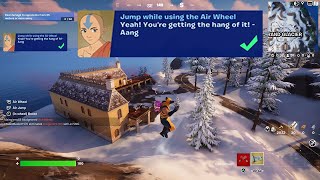 How to EASILY Jump while using the Air Wheel in Fortnite locations Quest!