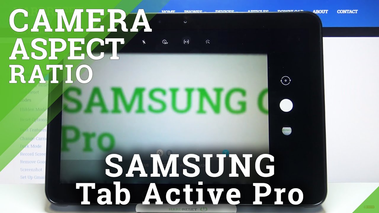 How to Change Aspect Ratio in SAMSUNG Galaxy Tab Active Pro – Adjust Photo Size