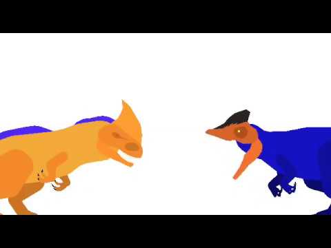 Battle of The Hybrids Rajastega VS Alangosaurus