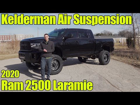 LIFTED 2020 Ram 2500 Laramie! 5-6\" Kelderman Air Suspension Lift Kit! Review & How to buy!