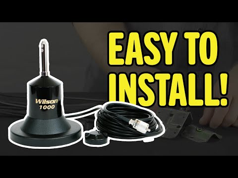 Wilson 1000 Magnet CB Antenna Details