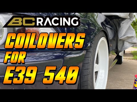 BC Coilover install - E39 540 - Just the Fronts