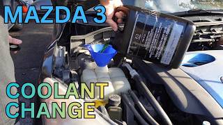 2013 Mazda 3 Coolant Change   Second Service