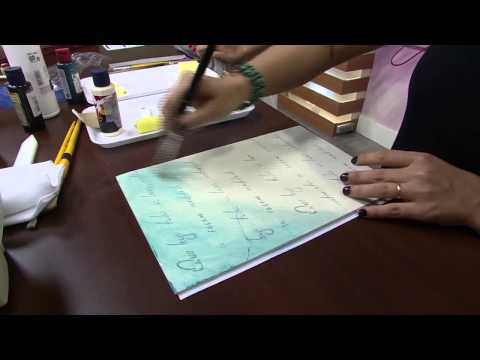 Mulher.com 12/09/2014 - Pintura Caixa MDF Sweet Dreams por Simone Carvalho