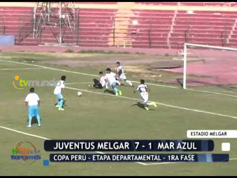 Juventus Melgar 7 - 1 Mar Azul - Copa Perú / Etapa Departamental - 1ra Fase Tvmundo Deportes 2014