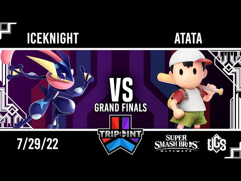Tripoint Smash153  -  Grand Finals  -  IceKnight(Greninja) Vs. ATATA(Ness)