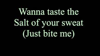 Chris Crocker- I Want Your Bite Lyrics.