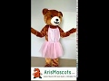 bear mascot costume-teddy bear mascot costume ballet bear dancing custom mascots at arismascots